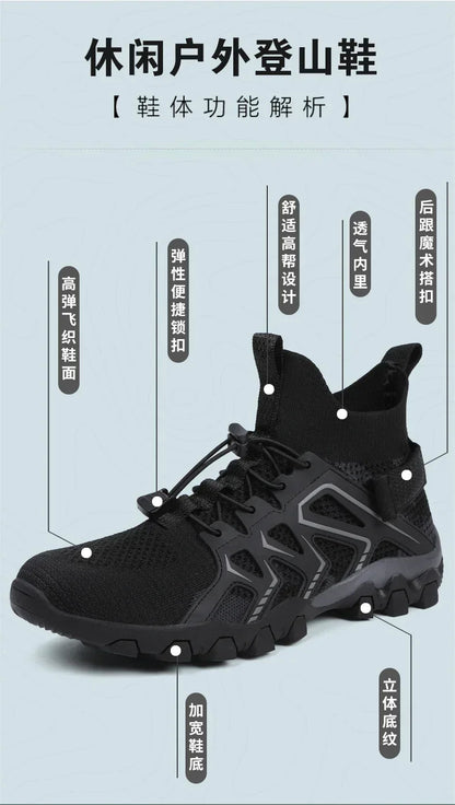 Unisex Breathable Quick Drying Fishing Water Sport Shoes Summer Upstream Barefoot Aqua Boots Outdoor Non-Slip Women Beach Shoes