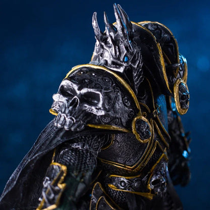 Figura anime de World of Warcraft de 36cm, periféricos de juego, 7.º Rey Exánime Illidan Stormrage, modelo decorativo de escritorio, regalos, juguetes para niños