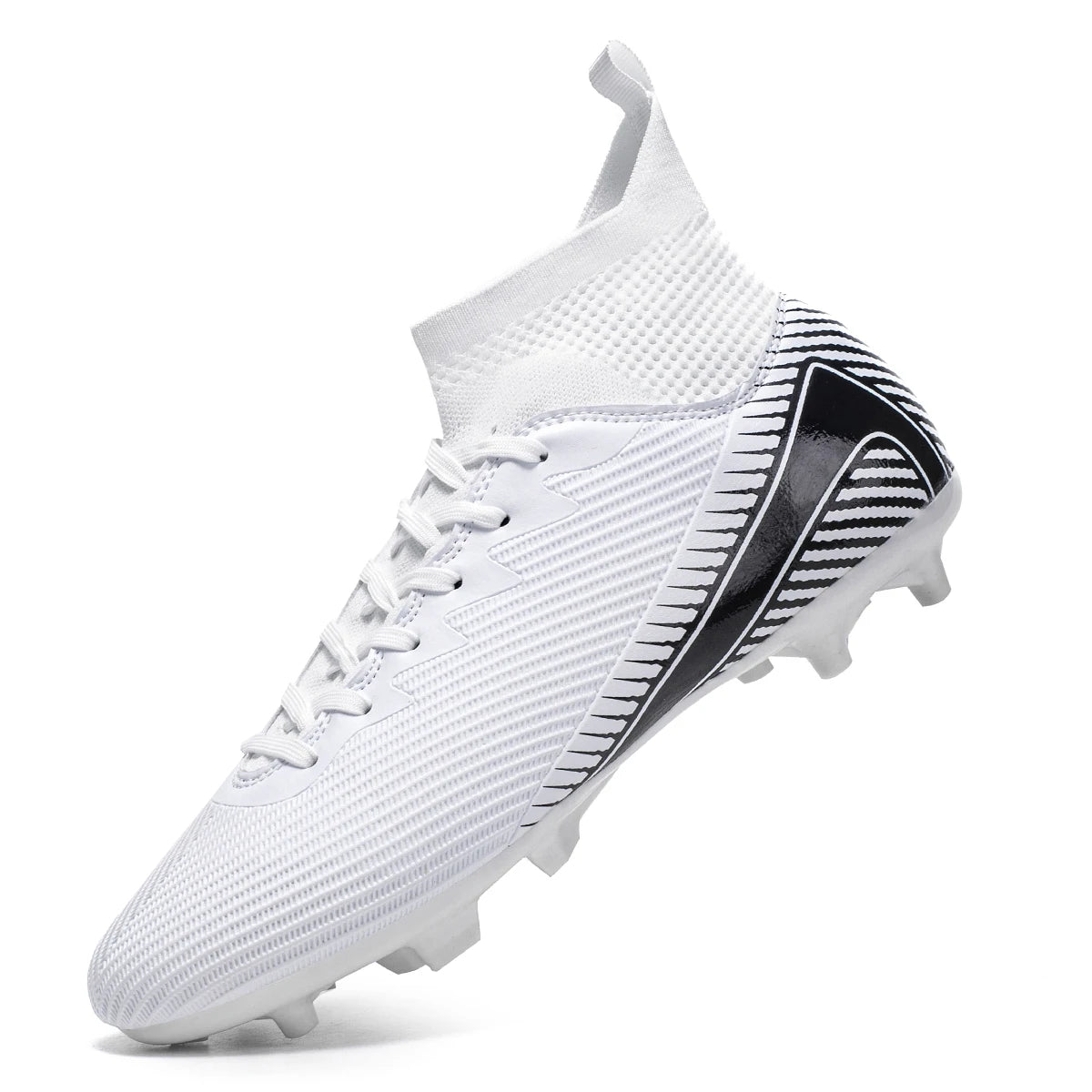 Professional Grass AG FG Soccer Shoes PU Fabric Integrated Upper TPU Tough Sole Wear Resistant Anti-slip Youth Footwear