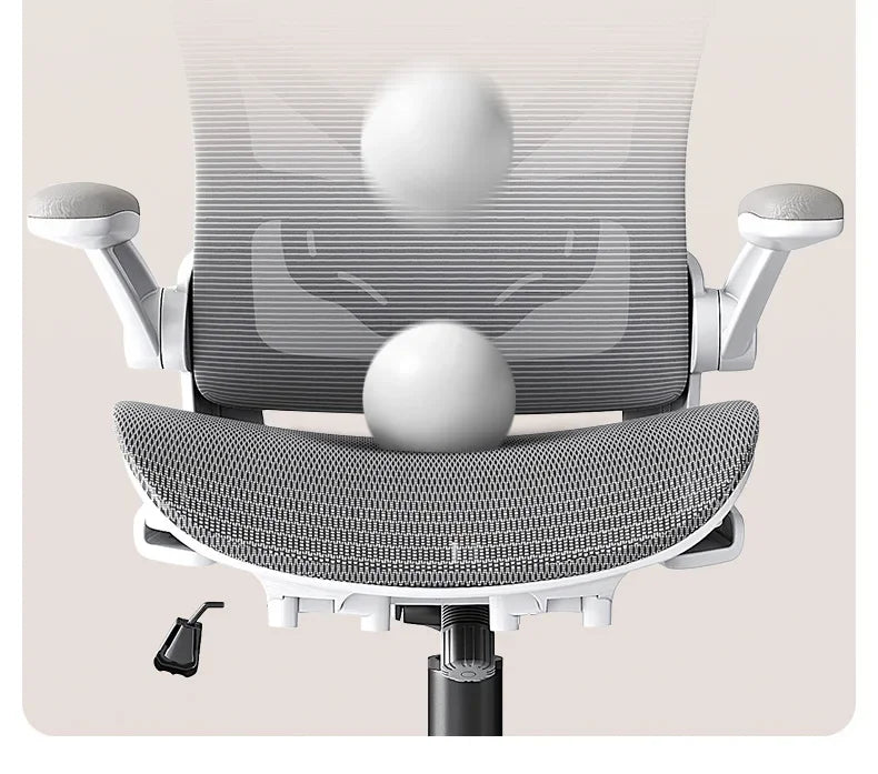 Silla gaming de estilo racing ajustable, sillón reclinable, soporte lumbar 3D, respaldo de malla y acolchado grueso para escritorio