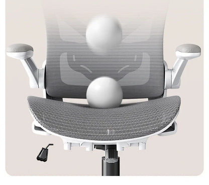 Silla gaming de estilo racing ajustable, sillón reclinable, soporte lumbar 3D, respaldo de malla y acolchado grueso para escritorio