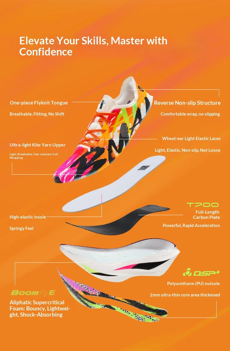 BMAI Breathable 20km Marathon Shoes for Man Cushion Carbon Plate Men's Casual Sneakers Men Luxury Trainers Sports Running Shoe