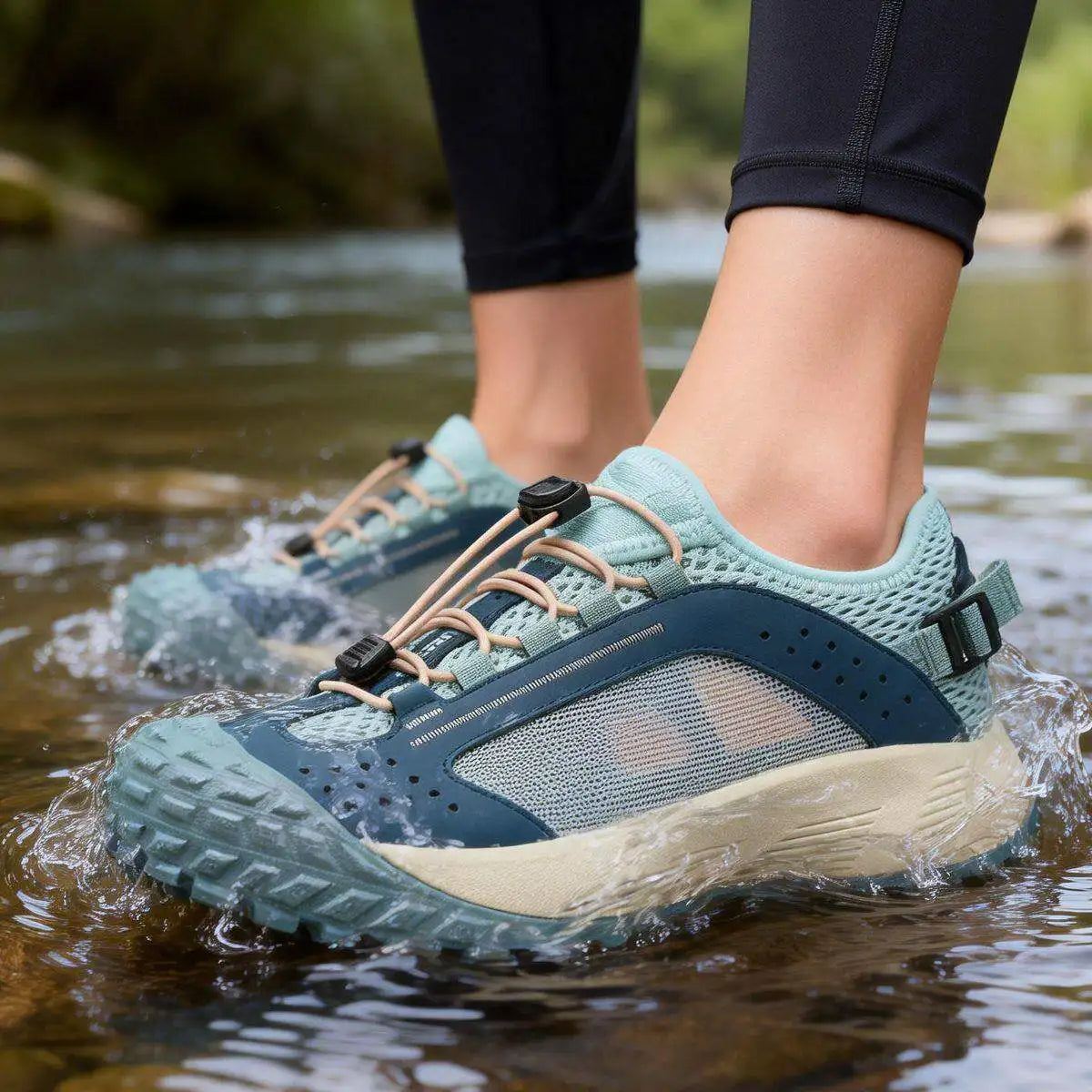Pánské turistické boty CAMSSOO na léto, prodyšné neklouzavé běžecké boty na cestování, outdoorové sporty, s tlumením, ležérní kotníkové boty do terénu
