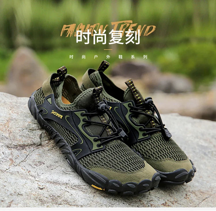 Water Shoes for Men Trekking Hiking Shoes Drainage Beach Aqua Shoe Quick Dry Swim Barefoot Sandal Diving Fishing Surfing Sneaker