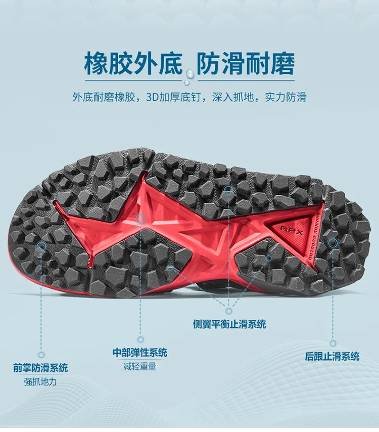 Rax Men's Hiking Shoes Breathable Lightweight Outdoor Sports Sandals Shoes Men Beach Sneakers Quick Drying Fishing Shoes Men 466