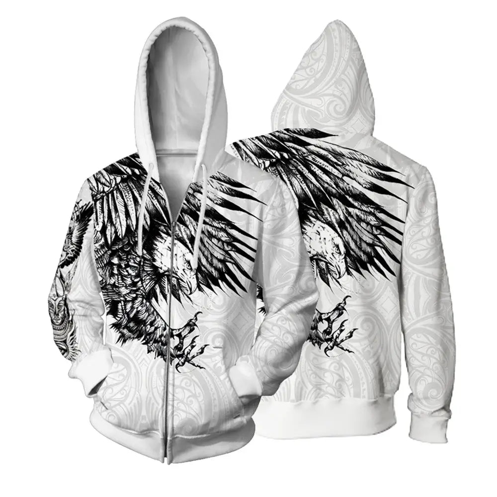 Autumn Sweatshirt New In Hoodies & Sweatshirts Comfortable Fashion Skull Print Keep Warm Clothing Man Hoodie Men's Clothing Tops, Produit gaming premium Fraquane