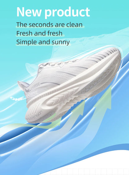 ONEMIX Running Shoes for Men Outdoor Fitness Sport Shoes Anti-skid Cushioning Ultra-Light Support Comfort Man Trainers Sneakers