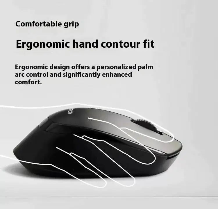 Logitech M330 Professional Office Mouse, Compact, Quiet, Convenient to Carry, Comfortable to Touch, Specifically Designed