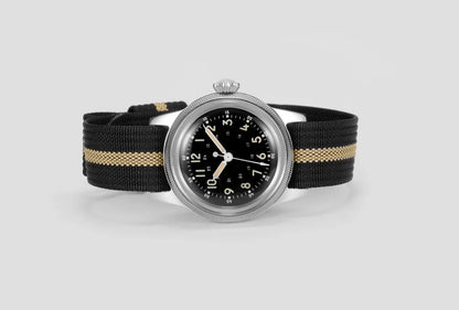 RDUNAE RA05 Vintage Military Watch 2035 Movement Quartz K1 Mineral Glass Crystal Stainless Steel Luminous Waterproof Men Watches