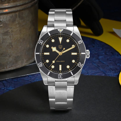 Watchdives WD7922 Quartz Watch Men VH31 Movement Sapphire Crystal 200m Waterproof Wristwatch Luminous 37mm Vintage BB54 Watches