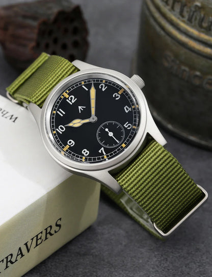 Militado D12 Quartz Watch Men VD78 Movement Domed Sapphire Crystal V2 Clear AR Coating Wristwatch 10Bar Water Resistance Watches