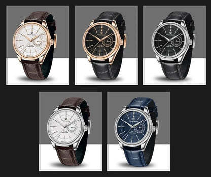 PAGANI Design PD1689 Men Quartz Watch Japan VH65 Movt Sapphire Glass Leather Strap 20Bar Waterproof Men Wristwatch Reloj Hombre