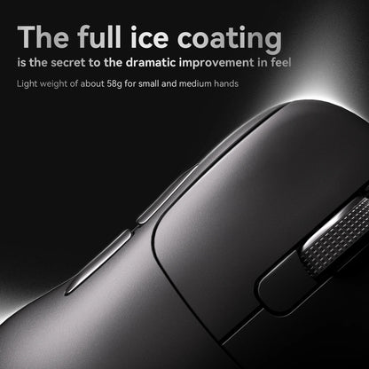 Mouse da gaming AJAZZ AJ179 APEX con dock con schermo a colori, ricarica magnetica, alta frequenza 8000Hz /, tri-mode (PAW3950) per destrimani