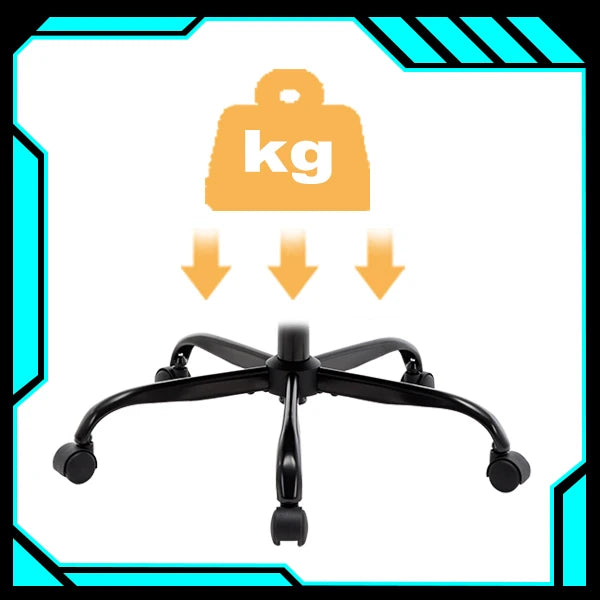 Andyou Ergonomic Gaming Chair with Reclining PU Leather Seat, Swivel Computer Gaming Chair with Adjustable Height, Lumbar Support & Footrest Design