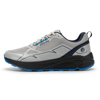 FitVille Non-Slip Trail Running Shoes Men's Sneakers Extra Wide Lightweight for Male Swollen Feet Arch Support Pain Relief