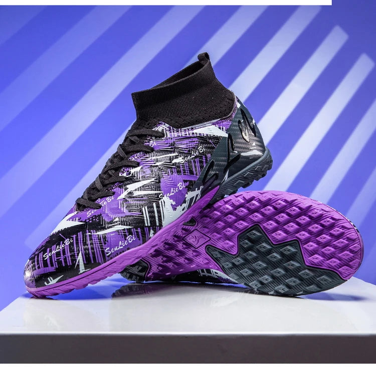 Size 34-46 Men FG/TF Football Boots Futsal Professional Unisex Kids Soccer Shoes Training Outdoor Boys Football Shoes Sneakers
