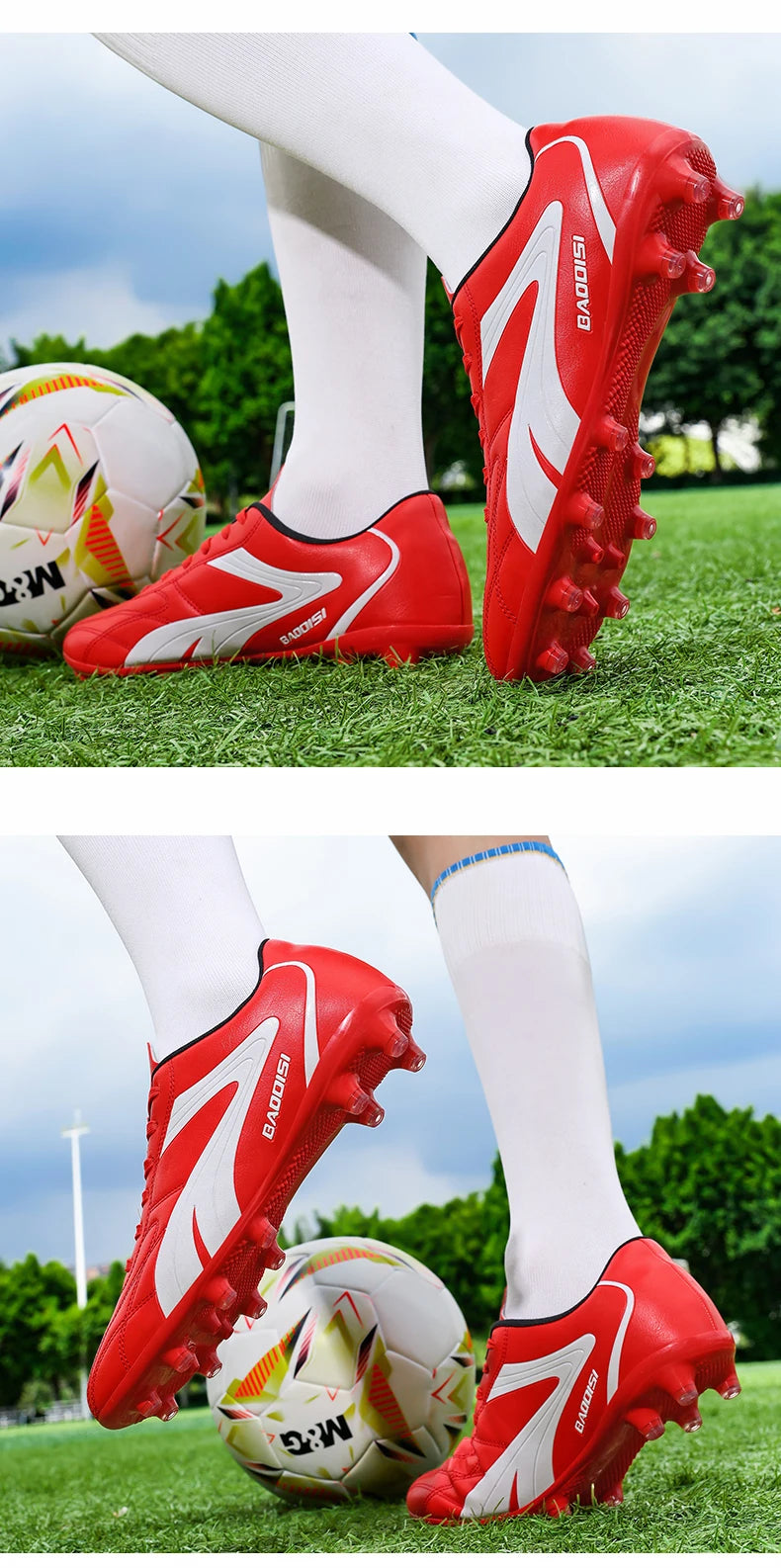 New Professional Men Soccer Shoes Adult Football Sneakers Indoor Futsal Ultralight Non-Slip Sport Wear-Resistant Footboot Boots
