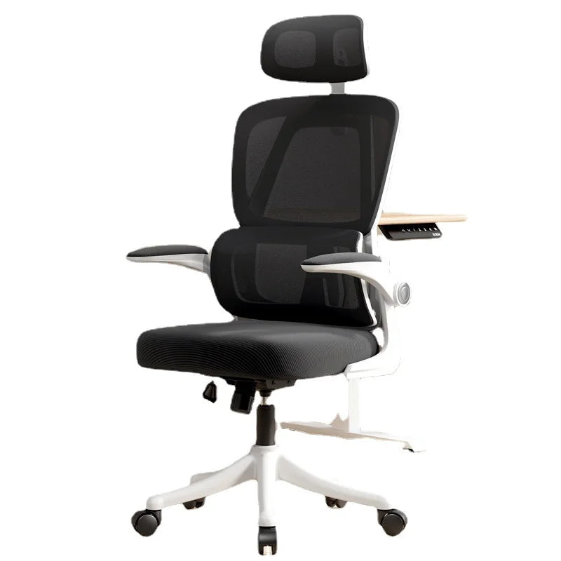 Ergonomic Home Office Chair with Back Support, Comfortable Desk Chair for Students, Rolling Study Chair with Armrests for Long Sitting