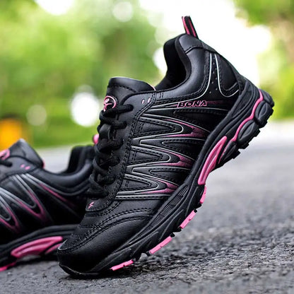 BONA New Hot Style Women Running Shoes Lace Up Sport Shoes Outdoor Jogging Walking Athletic Shoes Comfortable Sneakers For Women
