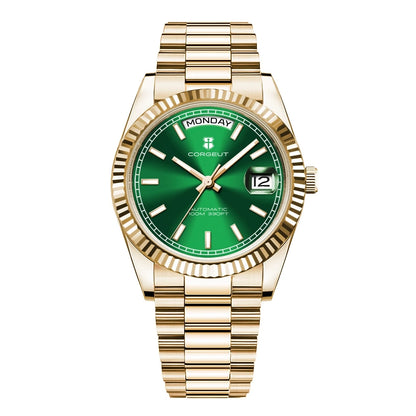 Reloj de lujo Corgeut de 36MM para hombre ST1644, reloj de pulsera mecánico automático con cristal de zafiro, relógio masculino 10BAR, para natación y vestir