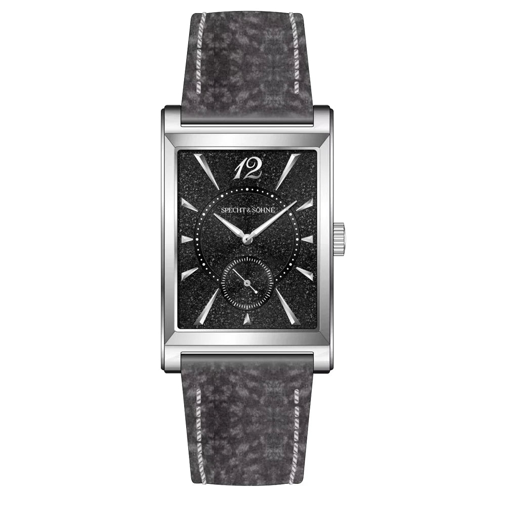 2025 New Fashion Specht & Söhne Square Watch Men's Watches Ultrathin Japan Movt Casual Men Watch Black Color Reloj Hombre 26MM