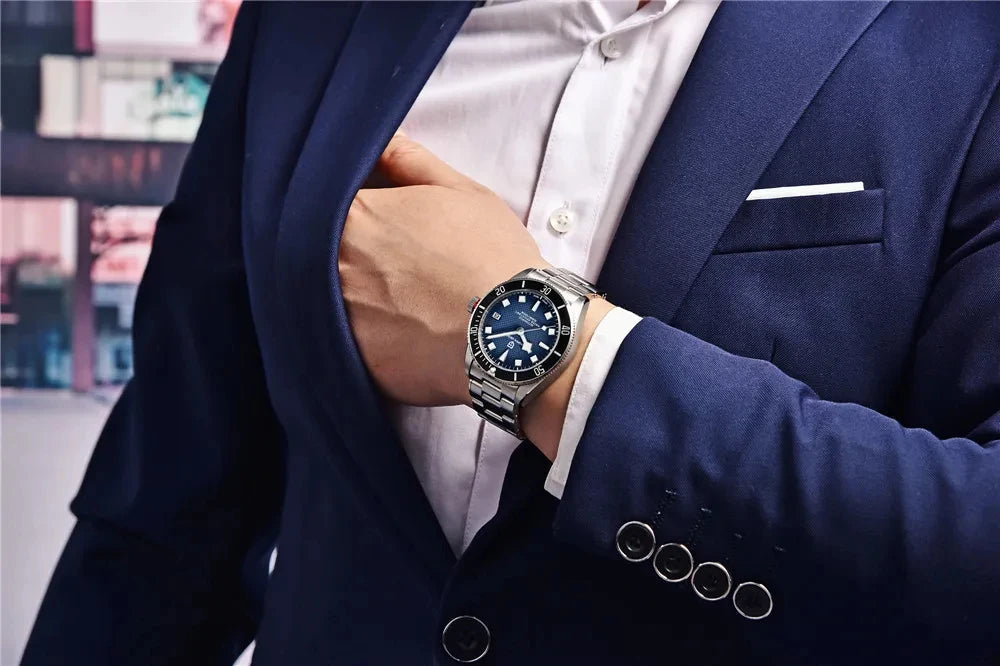 PAGANI DESIGN BB58 Men's Watches Mechanical Watch For Men Luxury Automatic Watch Men NH35 Movt Waterproof Reloj Hombre PD-1671