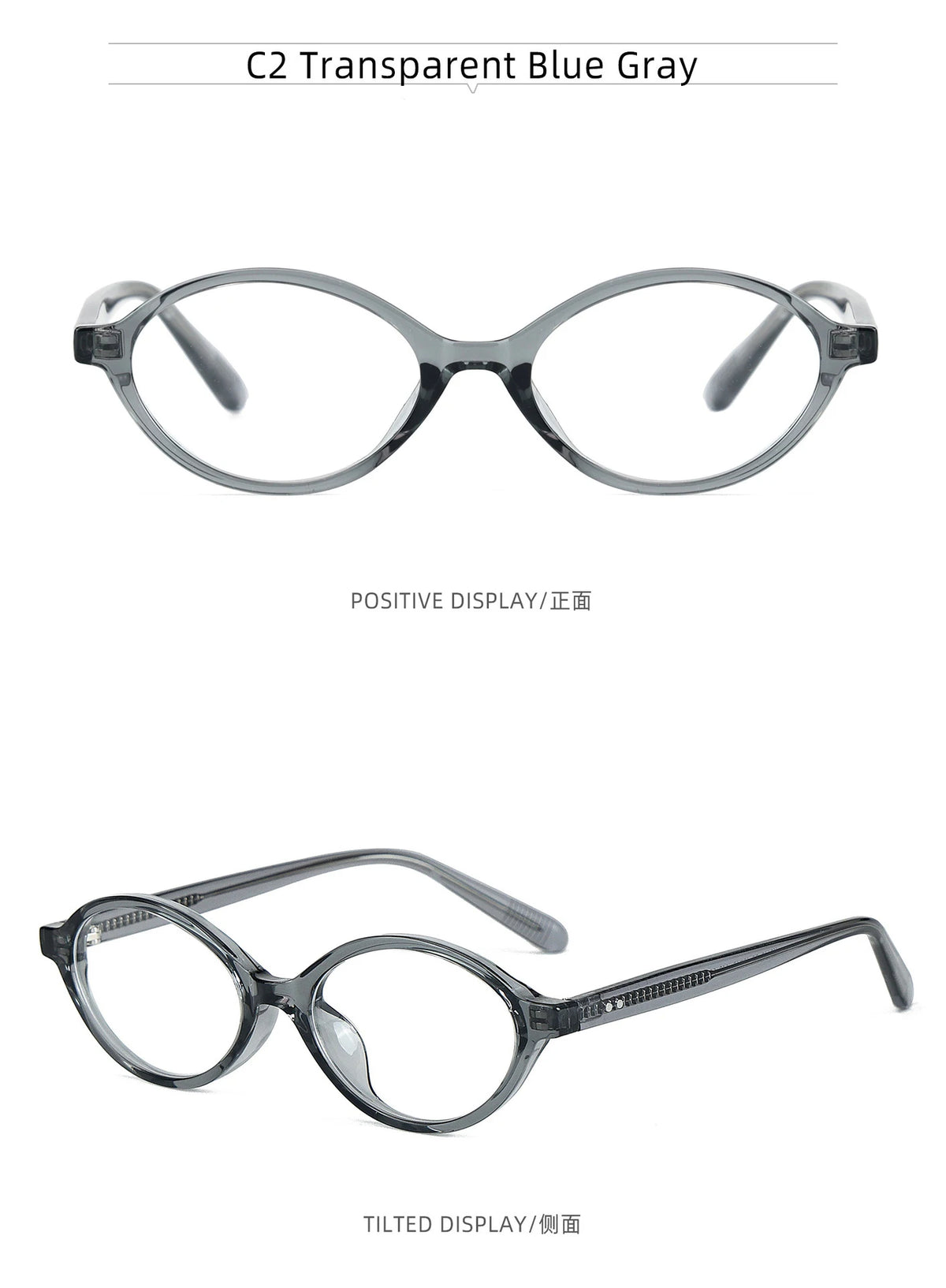 VICKY Simple Geometric Oval Small Frame Retro Design Women's Polarized Sunglasses UV Protection Customizable Prescription K9142