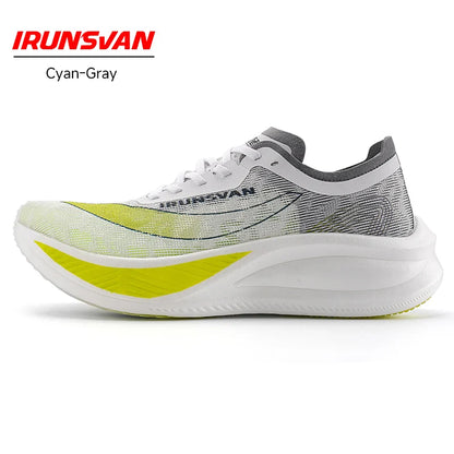 IRUNSVAN carbon plate marathon running shoes professional stable support shock absorption ultra light rebound sports shoes