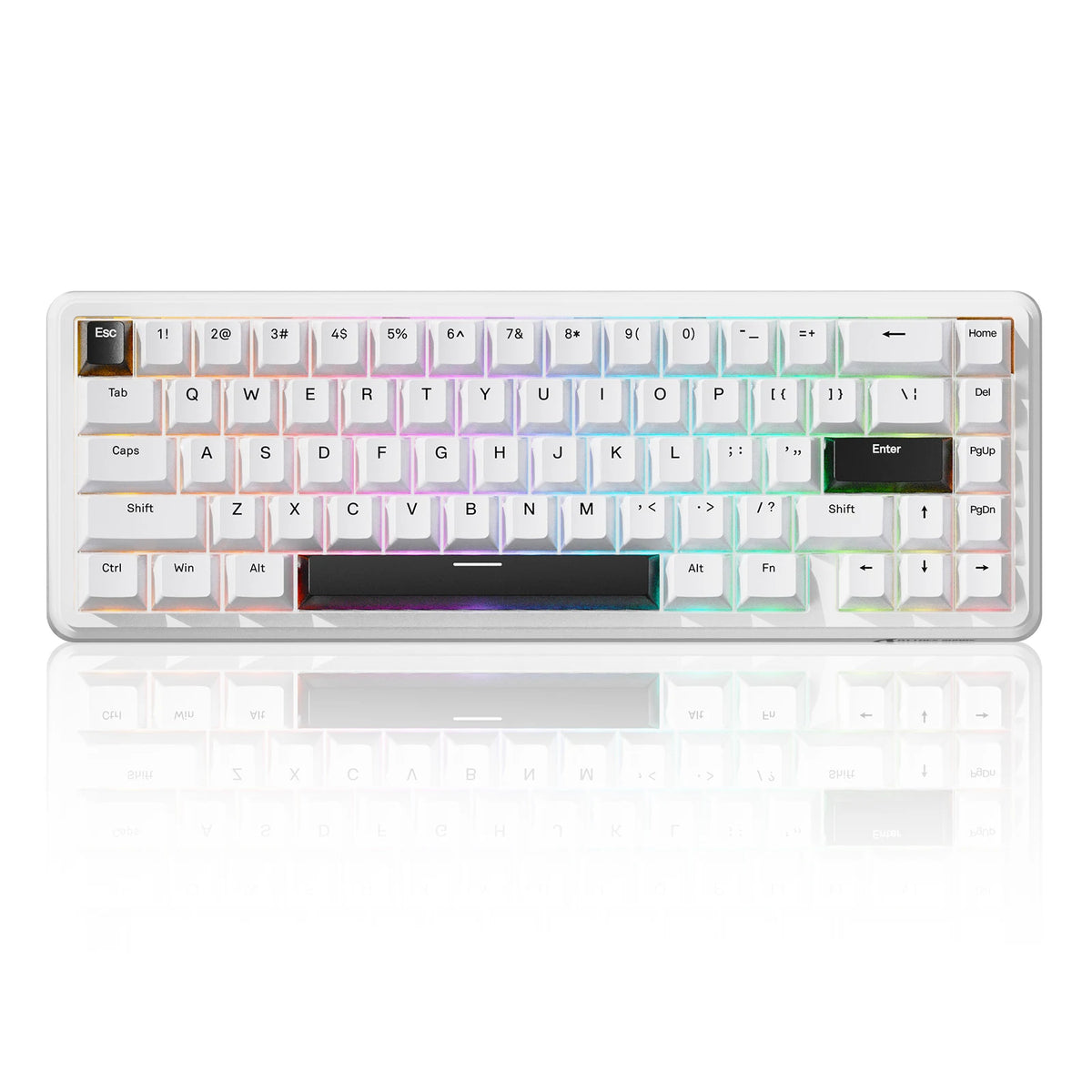 ATTACK SHARK X65 HE Magnetic Switch Rapid Trigger Keyboard, 65% Wired Gaming Keyboard with 8000Hz Polling Rate, Hall Effect RGB Mechanical Keyboard