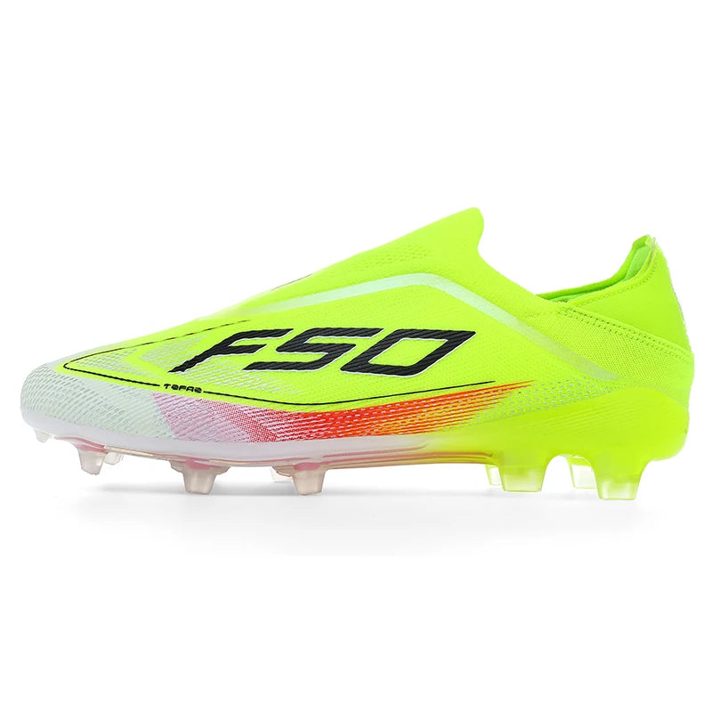 New High Quality Men Football Shoes Anti-Slip Soccer Cleats Breathable Training Sneakers Durable Wear Resistant Outdoor