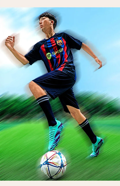 New Men Football Boots Sport Ultralight Non-Slip Outdoor Adult Cleats Match Unisex Soccer Shoes Comfortable Grass High-quality