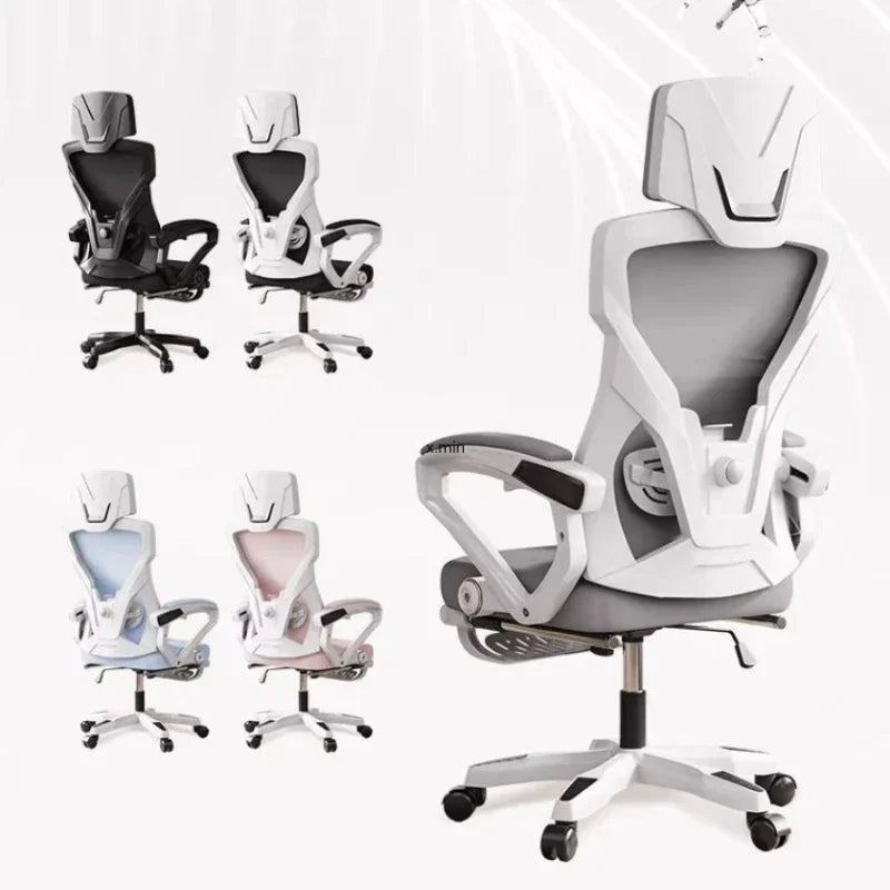 Ergonomic Computer Office Chair with Adjustable Height, Rotating Swivel Design, Comfortable Reclining Boss Chair for Home Office, Study & Gaming