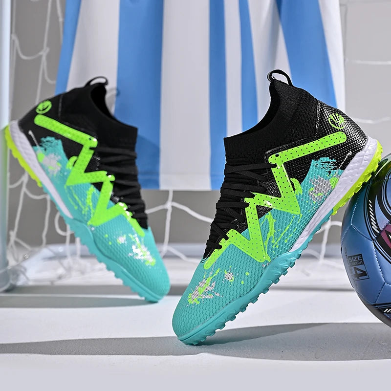 Men New TF Football Boots Society Professional Comfortable Top Quality Male Soccer Shoes Adult Casual Ultralight Football Shoes