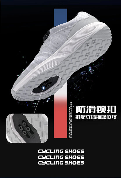 Cycling Sneaker MTB Men Sports Dirt Bike Shoes SPD Pedal Mountain Bicycle Footwear Speed Racing Man Flat Off Road Cycling Shoes