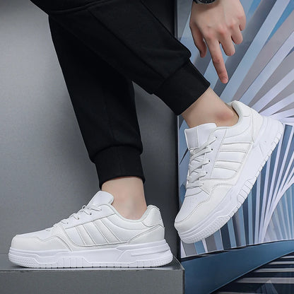 Plus Big Size 50 51 52 Mens Leather Sneakers Casual Sports Shoes Flat Skateboard Shoes Hot Sale For Dropshipping