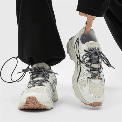 New Men Casual Shoes Outdoor Breathable Running Fashion Walking Leisure Lace-up Jogging Loafers Brand Sneakers Blade Comfortable