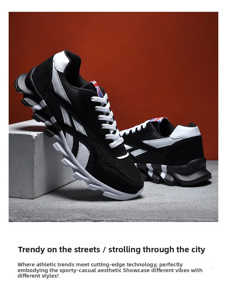 2026 new men's and women's running shoes breathable casual sneakers anti-slip vibration comfortable walking shoes 38-46