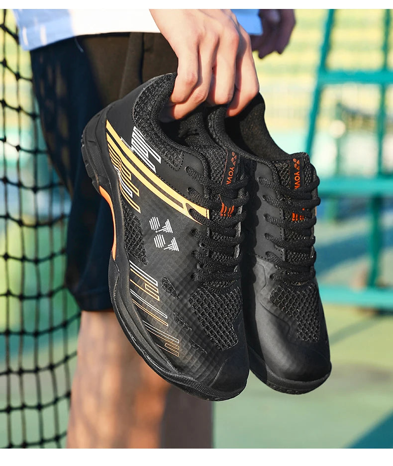 New Professional Badminton Shoes Sneakers Mens Breathable Anti-slip Tennis Sport Shoes for Men Women Training Sneakers