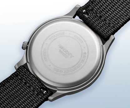 BERNY Titanium Watches for Men Classic Mens Field Watch Easy Read Outdoor Quartz Wristwatch Super Luminous Sapphire 5ATM