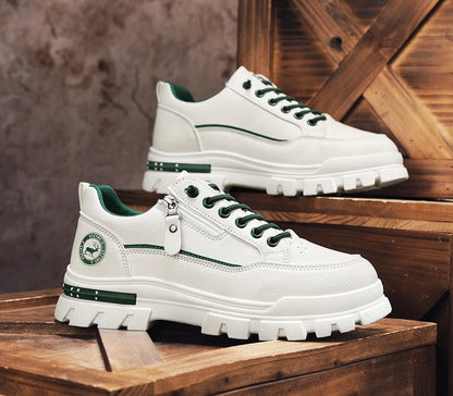 Men's Casual Sports Outdoor Hiking Trendy Fashion Street Comfortable Men's Thick Soled Board Shoes