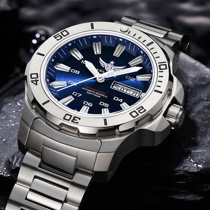 Yelang V5.1 Men's Watch 44mm Super Dive 300M Professional Waterproof SW220 Movement Luxury Automatic Mechanical Watch for men