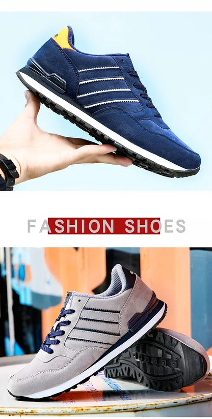 2025 New High Quality Men's Sneakers, Leather Casual Shoes, Autumn Breathable Men Shoes, Male Flat Shoe, Men's Casual Shoes
