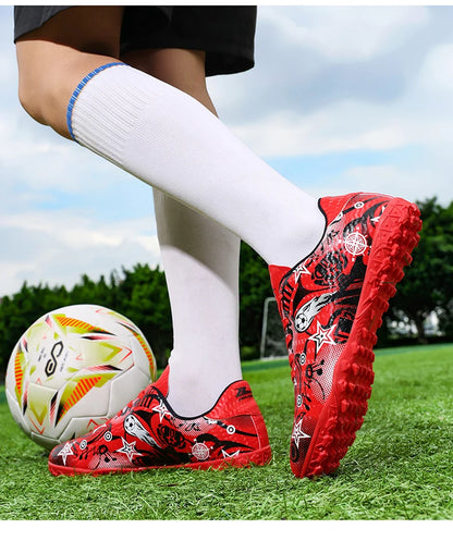New Men Soccer Shoes Boys Original Football Shoes TF/AG Indoor Professional Football Field Boots Society Cleats Sneaker Non Slip
