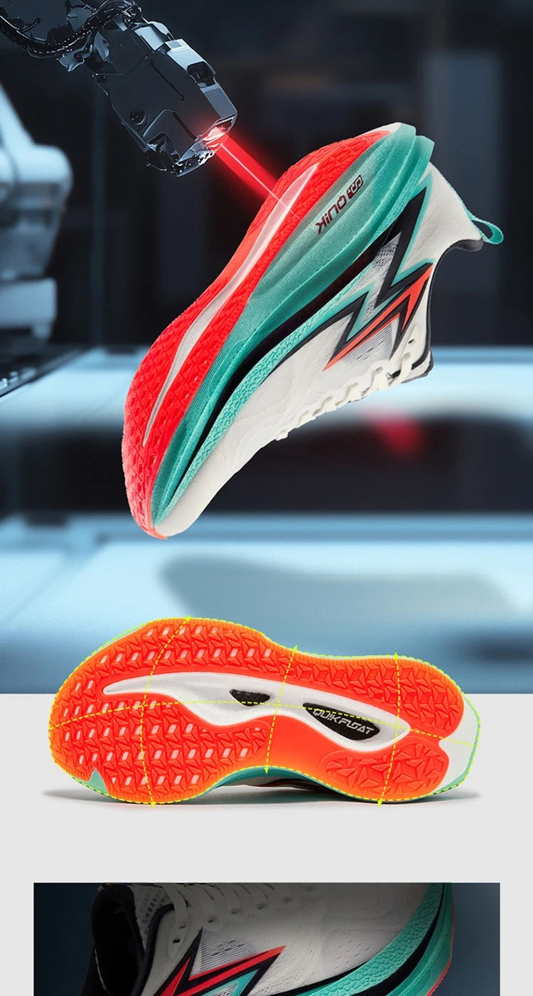 361 Degrees Flame 4.0 MIX Men Running Shoes Carbon Plate Racing Marathon Stable Rebound Wear-resistant Male Sneakers 672512204