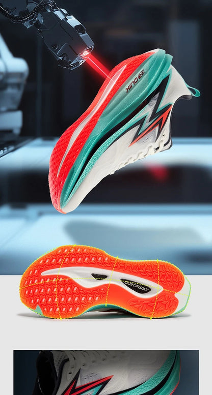 361 Degrees Flame 4.0 MIX Men Running Shoes Carbon Plate Racing Marathon Stable Rebound Wear-resistant Male Sneakers 672512204