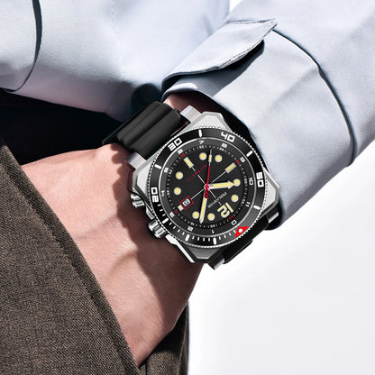 FeelNever 8215 Movement Automatic Dive Watch for Men Super Luminous 316 Steel Wristwatch Sapphire Sports Mechanical Male Watches