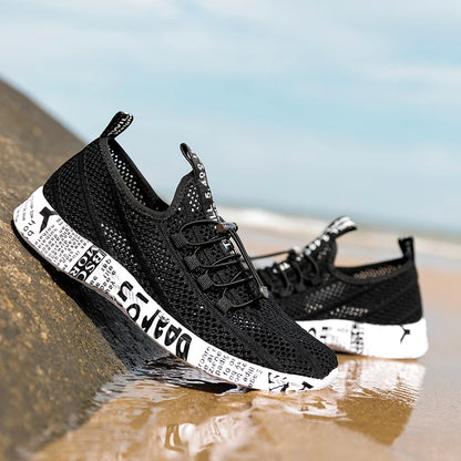 Men Women Aqua Shoes Wading Water Upstream Outdoor Sports Beach Sneakers Canyoning Camping Amphibious River Tracing Creek