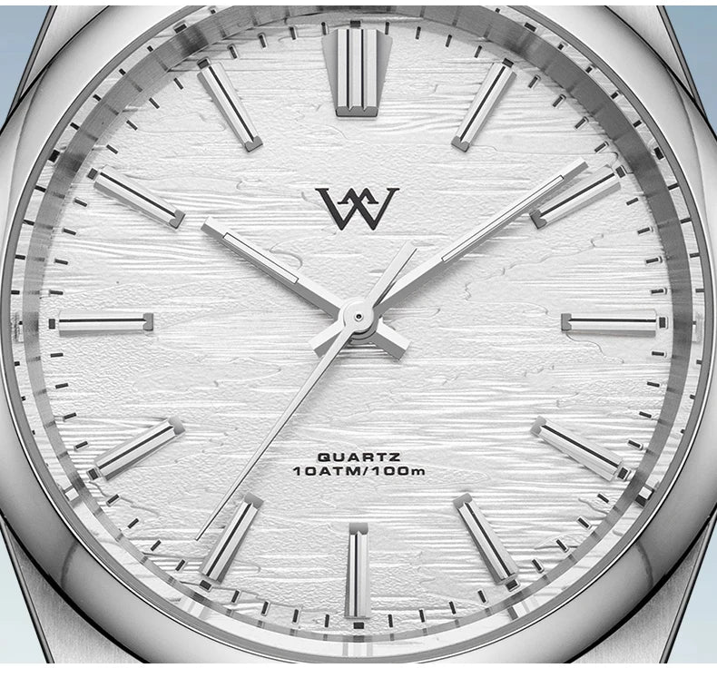 WM Watch Quartz Men Watches High Quality Sapphire 100M Waterproof AR Coated Birch Forest Series Welly Merck 36mm Watch Man WM207