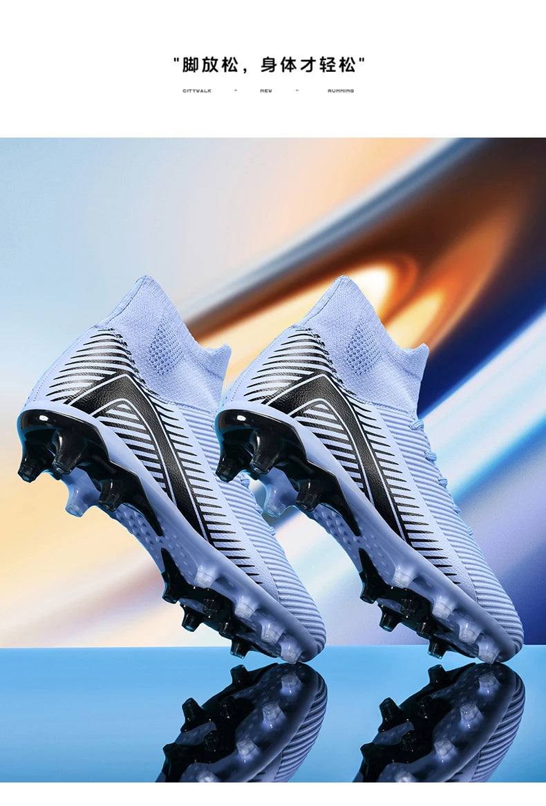 New Men Professional Soccer Shoes Non-slip Football Boots Unisex Breathable Futsal Sports New Cleats Drop Shipping Ultralight