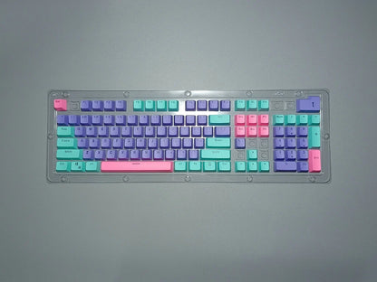 Good Pbt Oem Keycaps 61/87/104keys Custom RGB Player Backlit Double Shot Keycaps Gaming Accessories Ergonomic Teclado Pink/Black